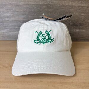 Cobra Golf Hat Cap Strap Back White Green Vintage Dad Cap Adjustable NWT